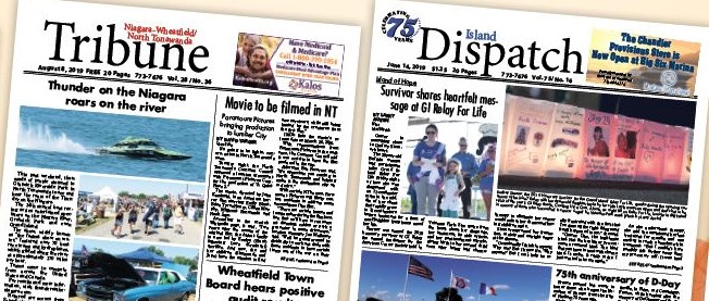 Island Dispatch Niagara Tribune Record Saturdays 4pm